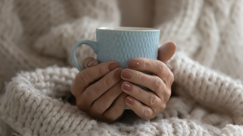 Woman with a mug