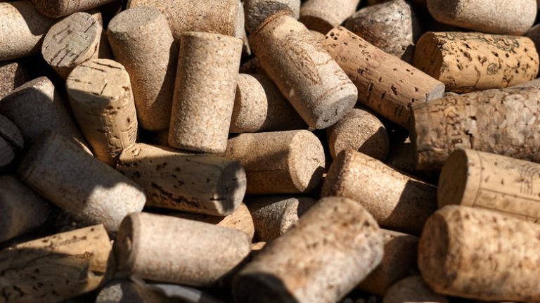 pile of wine corks