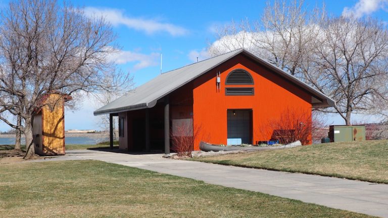 Red pole barn