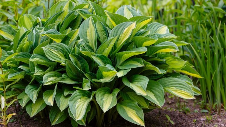 hosta plant in garden