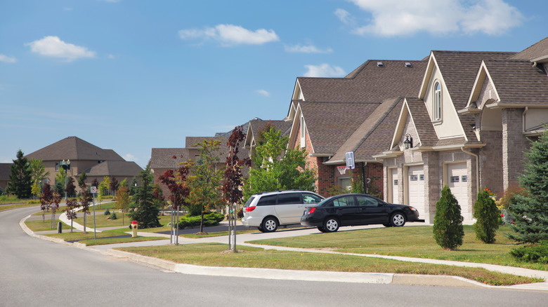 front yard facing street