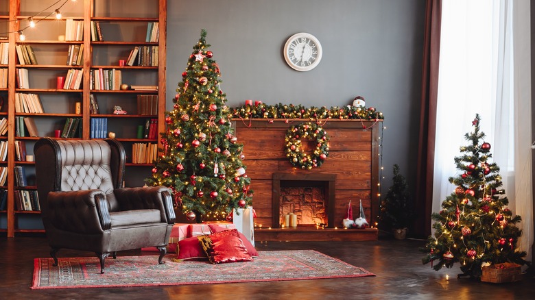 decorated living room