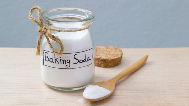 Jar of baking soda