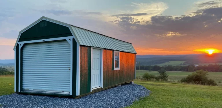 Lofted barn sheds