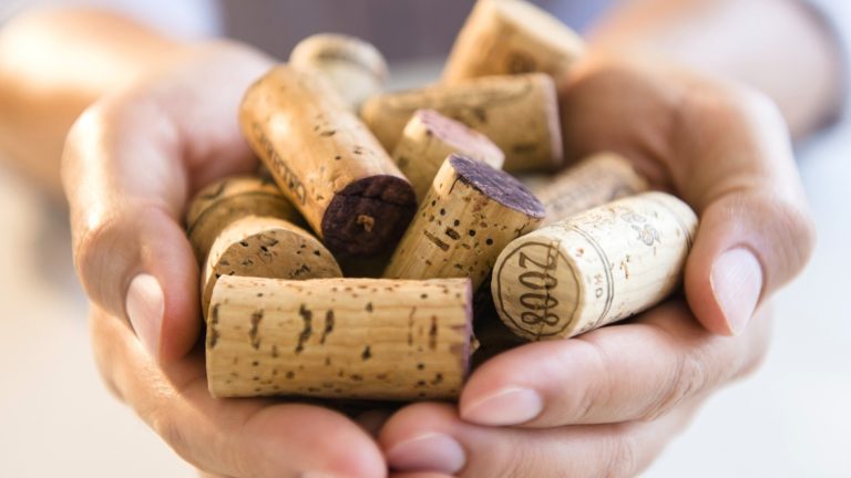 Transform Old Wine Corks Into a Stunning Countertop Display Tray