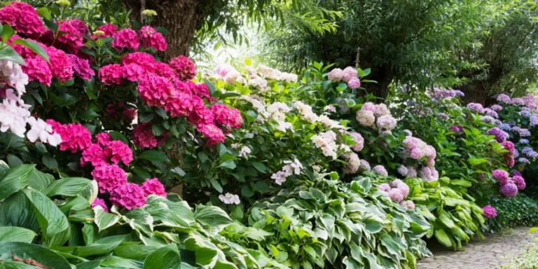 Azaleas and Hydrangeas